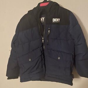 DKNY Sport Dark Blue Quilted Jacket